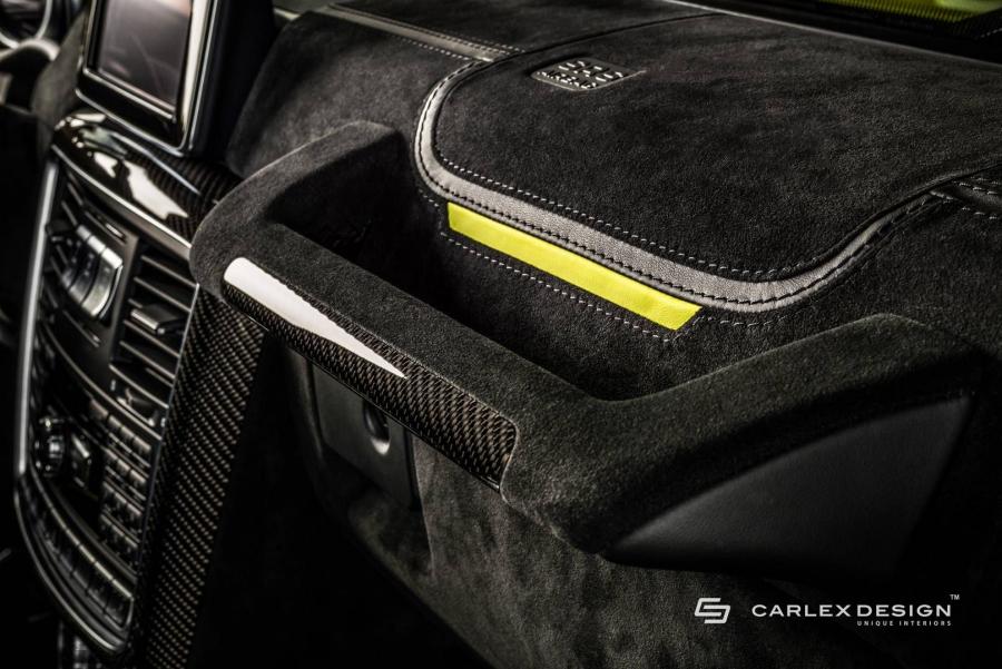 Детали интерьера Mercedes-Benz G500 4x4&sup2; by Carlex Design 2017 года  (фото 10 из 17)
